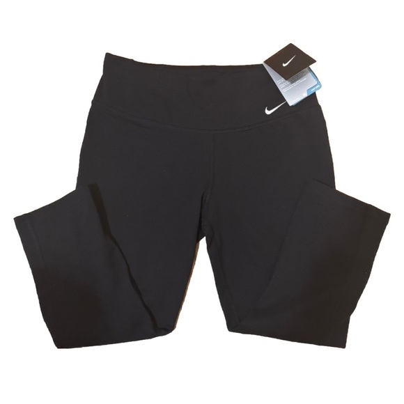 New With Tags! NIKE [S] Women's LEGEND Tight Fit Yoga/Gym Capris-Black 55214 - Picture 3 of 6